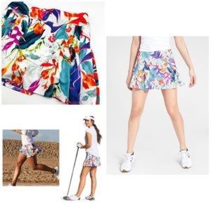 EUC Athleta Tropical Speed Skort